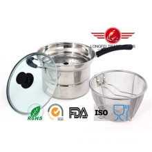 Multi-Fonction Stainless Steel Saucepan